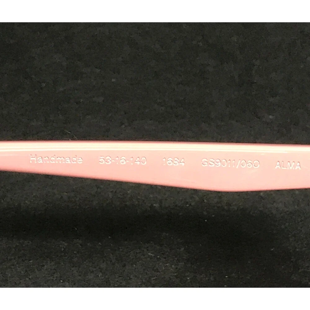 Gigi Studios Eyeglasses Frames ALMA GS9011/060 Clear Pink Cat Eye Full 53-16-140
